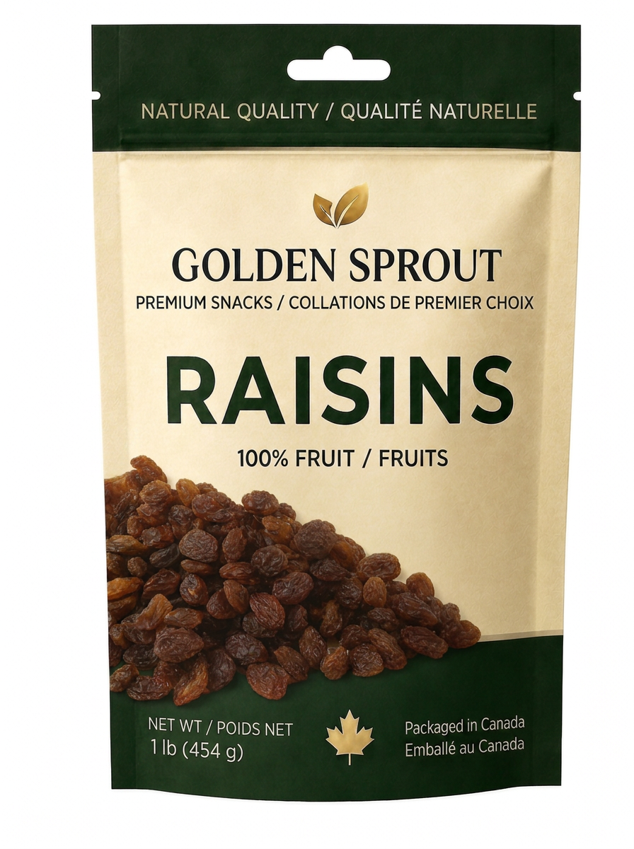 Golden Sprout Sultana Raisins 454g