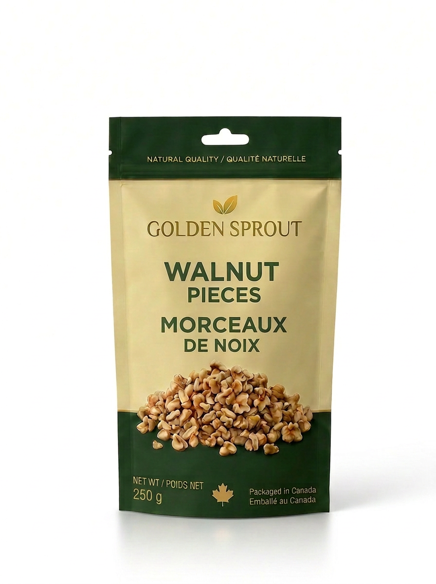 Golden Sprout Whole Walnuts 250g retail pouch